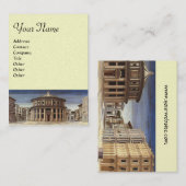 Carte De Visite IDÉAL VILLE Crème architecturale Pearl Metallic (Devant / Derrière)