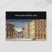Carte De Visite IDÉAL VILLE Renaissance Architecture, Architecte (Dos)