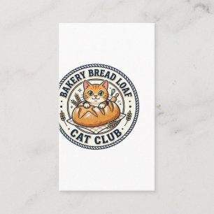 Carte De Visite Idée Cadeau Chaton Maman Boulangerie Pain - Boulan