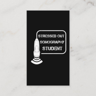 Carte De Visite Idée de cadeau de technicien d'ultrason de