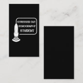 Carte De Visite Idée de cadeau de technicien d'ultrason de (Devant / Derrière)