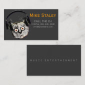 Carte De Visite idée promotionnelle dj personnalisée (Devant / Derrière)