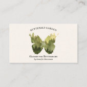 Carte De Visite Idées de jardin papillon rustique Forêt camping (Devant)