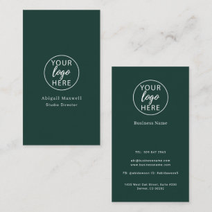 Carte De Visite Identité d'entreprise personnalisée Texte d'entrep