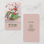 Carte de visite Ikebana Floral Art Studio (Devant / Derrière)