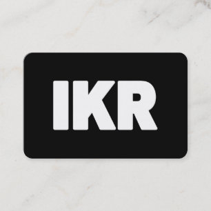 Carte De Visite IKR Écart de texte