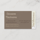 Carte De Visite Il est… citation capable de Bouddha (Dos)