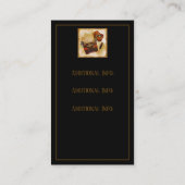 Carte De Visite Il Est Écrit Vintage 2 (Dos)