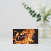 Carte De Visite Il est enfer sans lui (Debout devant)