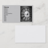 CARTE DE VISITE IL EST TEMPS DE GAGNER L'ARGENT (Devant / Derrière)