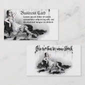 Carte De Visite Il fait trop chaud pour porter du noir (Devant / Derrière)