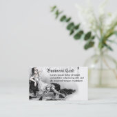 Carte De Visite Il fait trop chaud pour porter du noir (Debout devant)