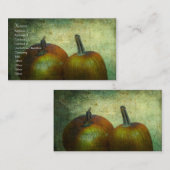 Carte De Visite Il n'y avait jamais de tels citrouilles dévoués (Devant / Derrière)