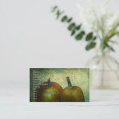 Carte De Visite Il n'y avait jamais de tels citrouilles dévoués (Debout devant)