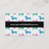 Carte De Visite Il pleut des teckels (Dos)