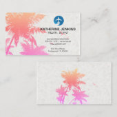 Carte De Visite Île tropicale | Logo du plan (Devant / Derrière)