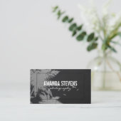 Carte De Visite Île tropicale | Photographie (Debout devant)