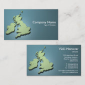 Carte De Visite Îles britanniques 3d 01 (Devant / Derrière)