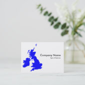 Carte De Visite Îles britanniques - Bleu (Debout devant)