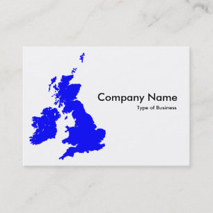 Carte De Visite Îles britanniques - Bleu