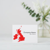 Carte De Visite Îles britanniques - Rouge (Debout devant)