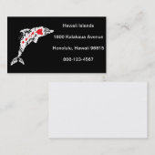 Carte De Visite Îles d'Hawaï (Devant / Derrière)