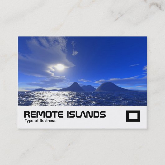 Carte De Visite Îles éloignées (Devant)