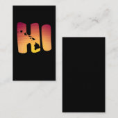 Carte De Visite Îles Hawaii Hawaii Maui Oahu (Devant / Derrière)