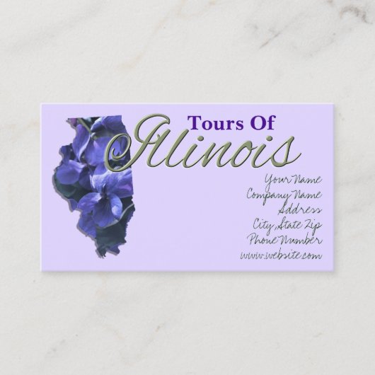 Carte de visite - ILLINOIS (Devant)