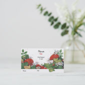 Carte De Visite Illumination de lierre et de champignon (Debout devant)