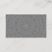 Carte De Visite Illusion d'optique - Hypnose rendue facile (Dos)