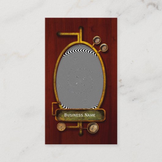 Carte De Visite Illusion d'optique - Hypnose rendue facile (Devant)