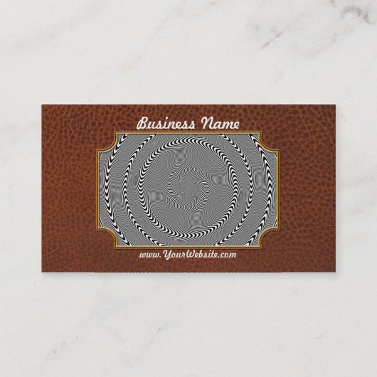 Carte De Visite Illusion d'optique - Hypnose rendue facile (Devant)