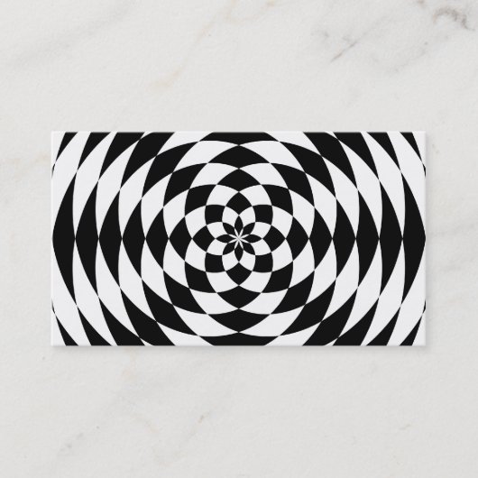 Carte De Visite Illusion optique (Devant)
