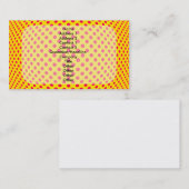Carte De Visite Illusion optique de point (Devant / Derrière)