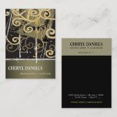 Carte De Visite Illustrateur grunge d'artiste graphique de (Devant / Derrière)