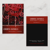 Carte De Visite Illustrateur grunge d'artiste graphique de (Devant / Derrière)