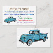 Carte De Visite Illustration classique de la caricature pour camio (Devant / Derrière)