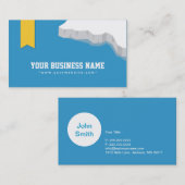 Carte De Visite Illustration Creative Iceberg & Blue Sea (Devant / Derrière)