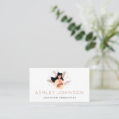 Carte De Visite Illustration d'allaitement moderne expert en lacta (Debout devant)