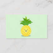 Carte De Visite Illustration d'ananas mignon (Dos)