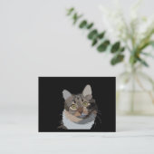 Carte De Visite Illustration d'animal de compagnie chat Services p (Debout devant)