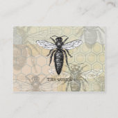 Carte De Visite Illustration d'antiquité de l'insecte de la reine  (Dos)