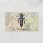 Carte De Visite Illustration d'antiquité de l'insecte de la reine (Dos)