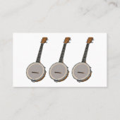 Carte De Visite Illustration de Banjo (Dos)