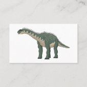 Carte De Visite Illustration de Barapasaurus (Dos)