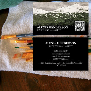 Carte De Visite Illustration de Breckenridge Colorado