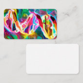 Carte De Visite Illustration de brin d'ADN (Devant / Derrière)