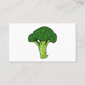 Carte De Visite Illustration de Broccoli (Dos)