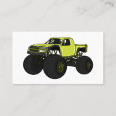 Carte De Visite Illustration de camion monstre (Dos)